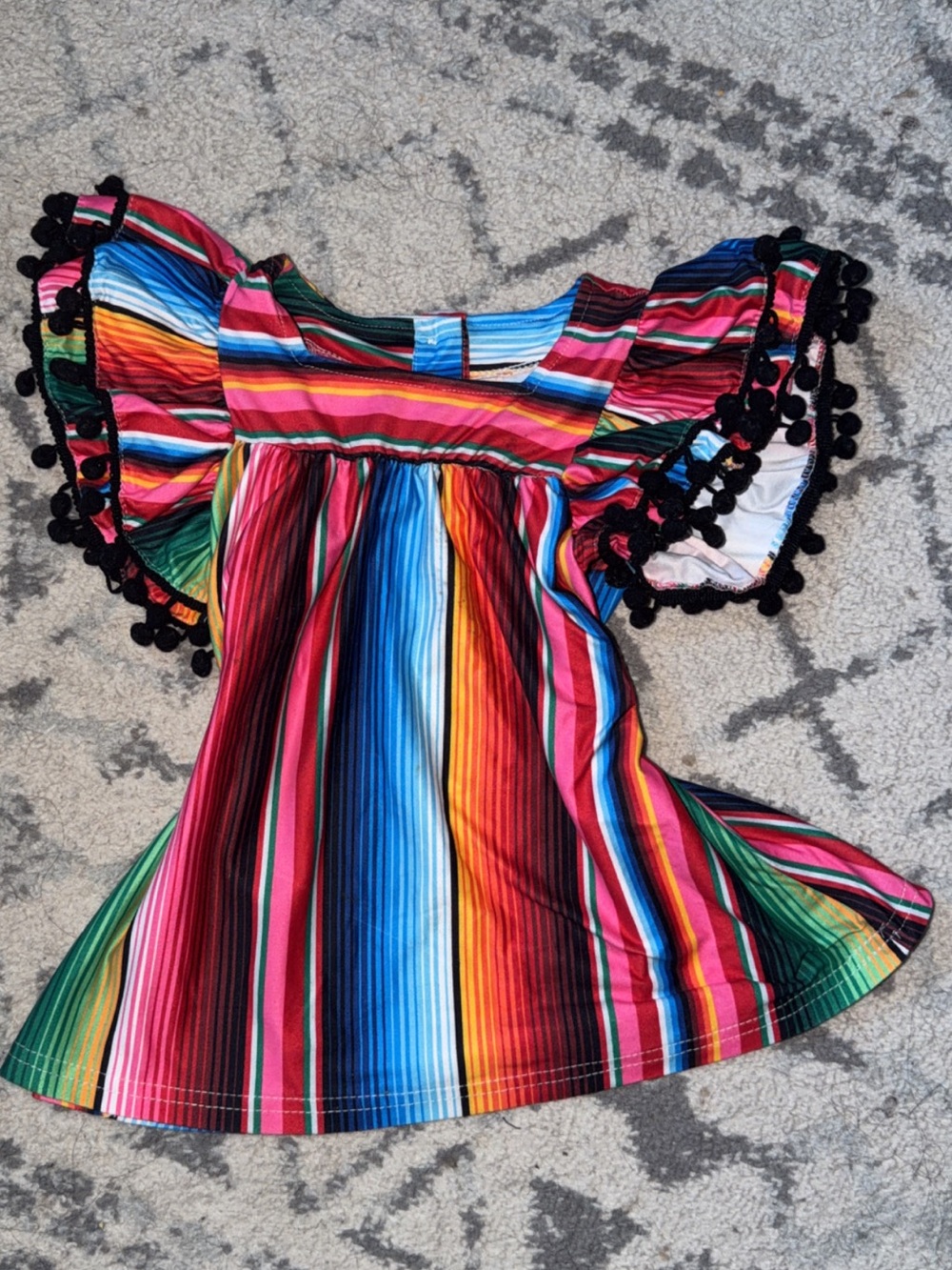 Toddler XS boutique serape dress / blouse
